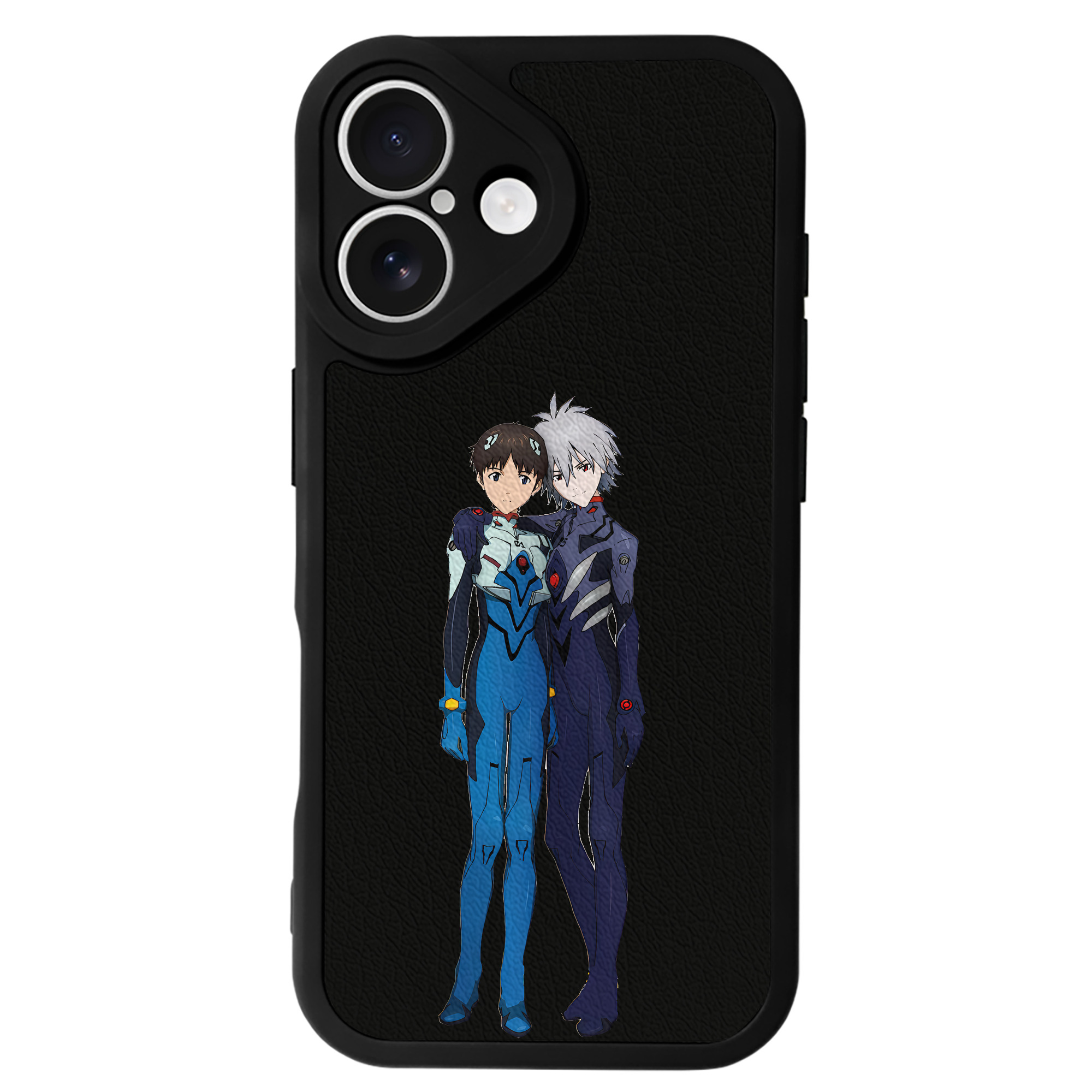 （画像用） EVA 新世紀エヴァンゲリオン 【iPhone 16シリーズ対応】シリコンスマホケース（レザー調） 材質：シリコン